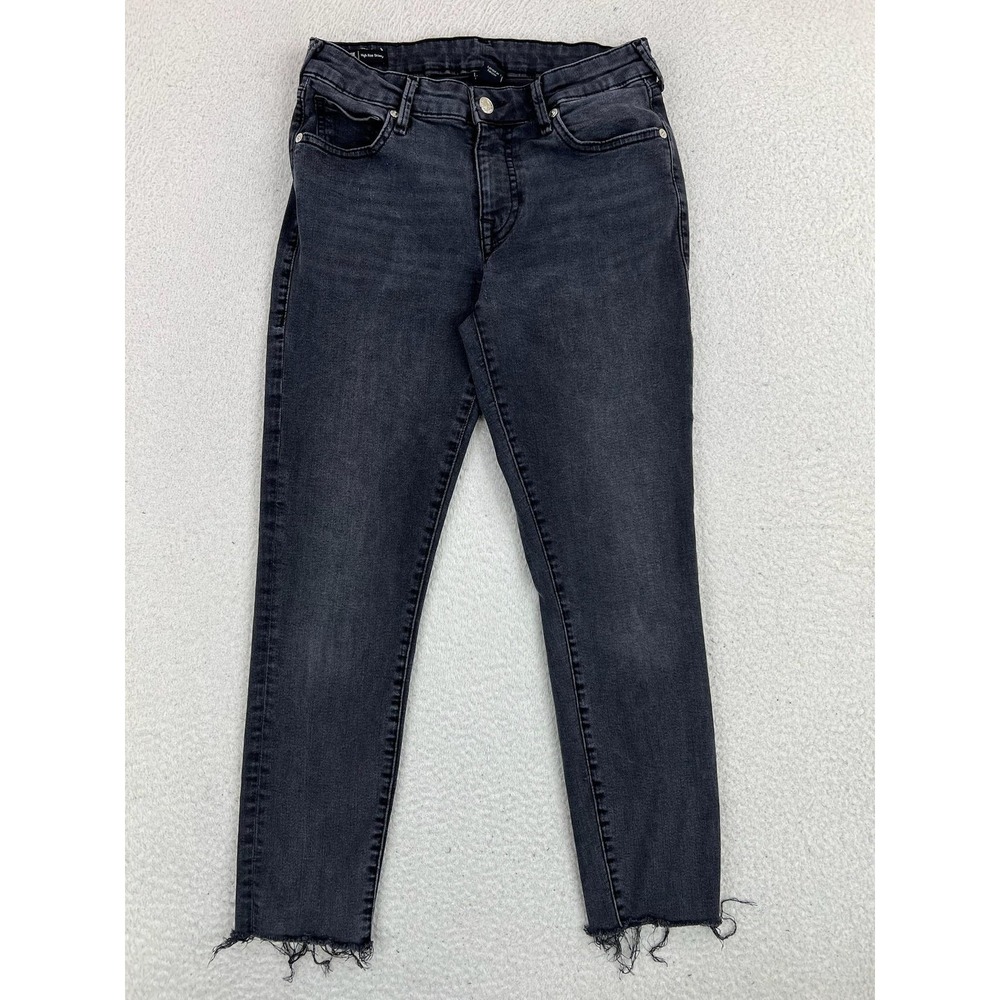 True Religion Jennie Curvy Skinny Jeans Womens 28 Charcoal High Rise Stretch